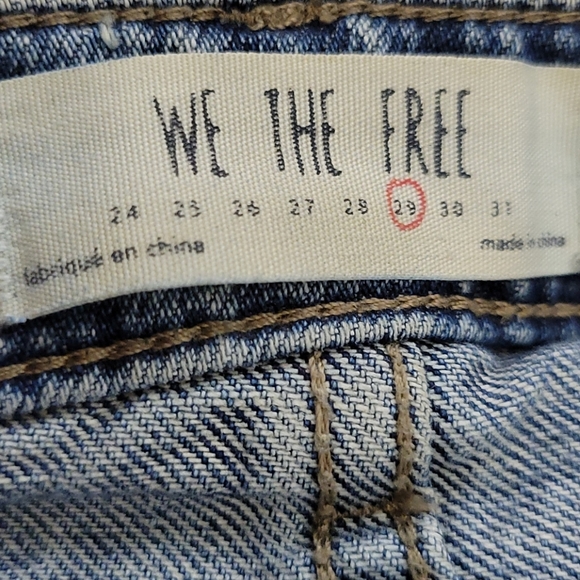 Free People We The Free Denim Zipper Skirt Size 29 - Picture 6 of 7